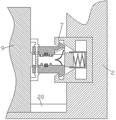 Power component locking device for electrical cabinet