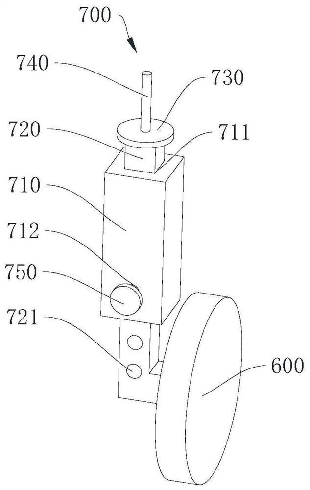 Rear buffer device of engineering truck and anti-collision engineering truck