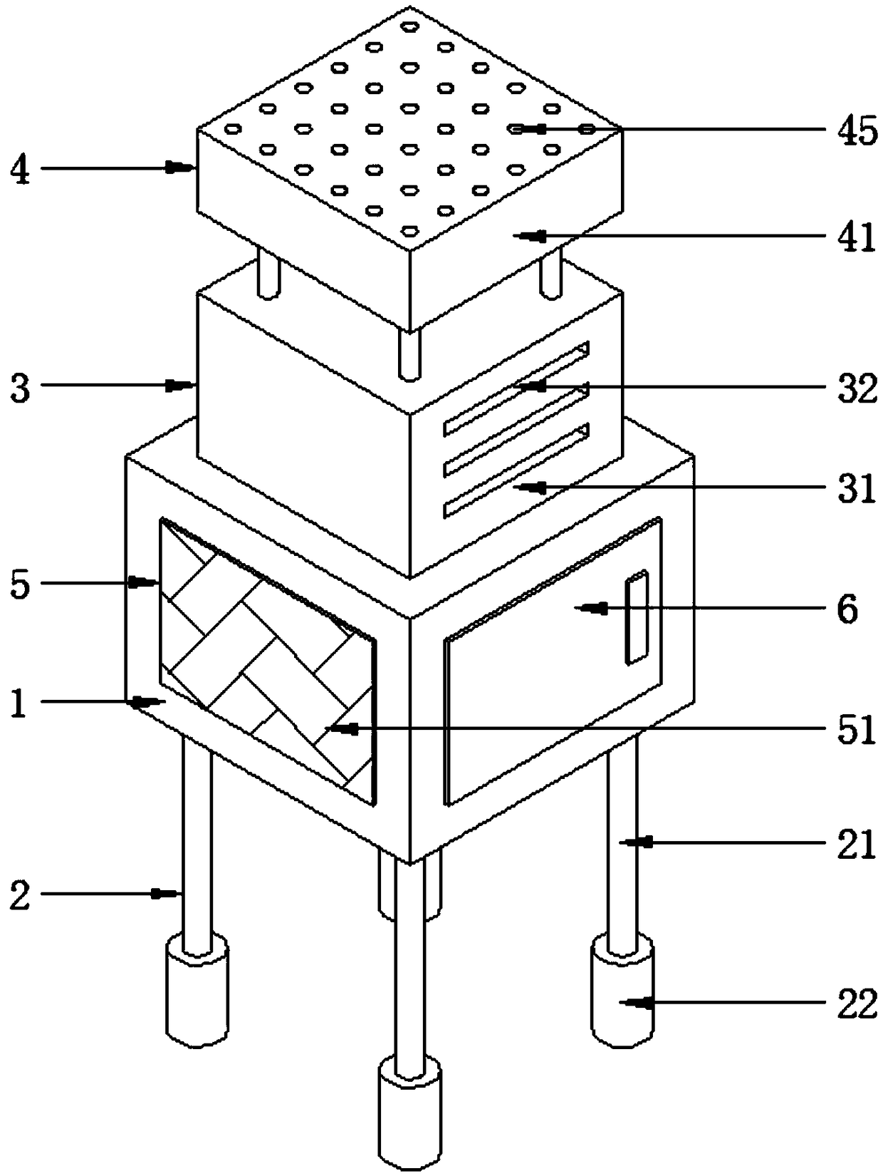 High-efficiency insect repelling and recovering device for citrus planting