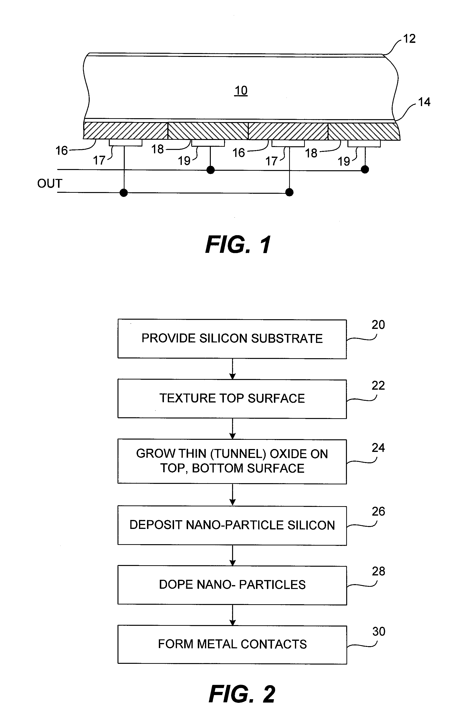 Solar cell having silicon nano-particle emitter