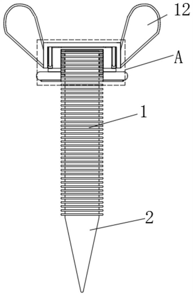 Screw capable of being screwed without tool and used for round pile production