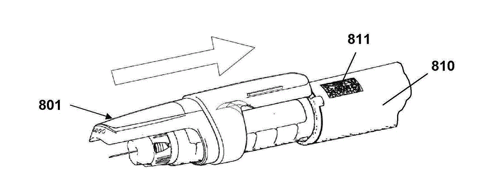 System for determining position of element