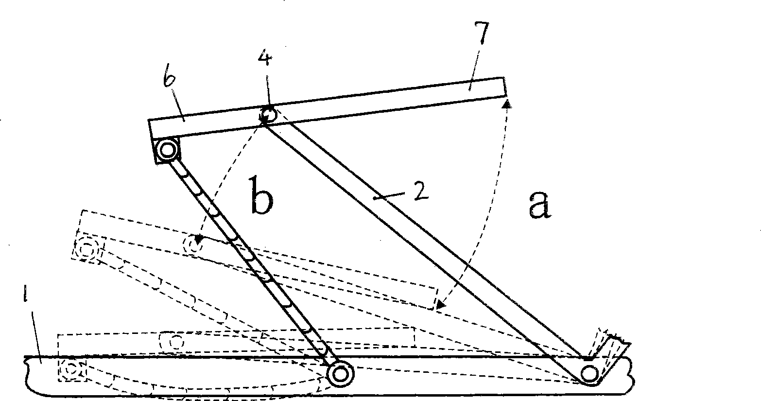 Reciprocating type gear shift pedal structure for scooter