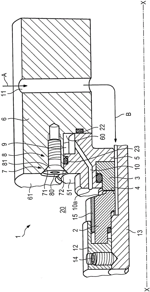 Slide ring seal arrangement with a simplified structure