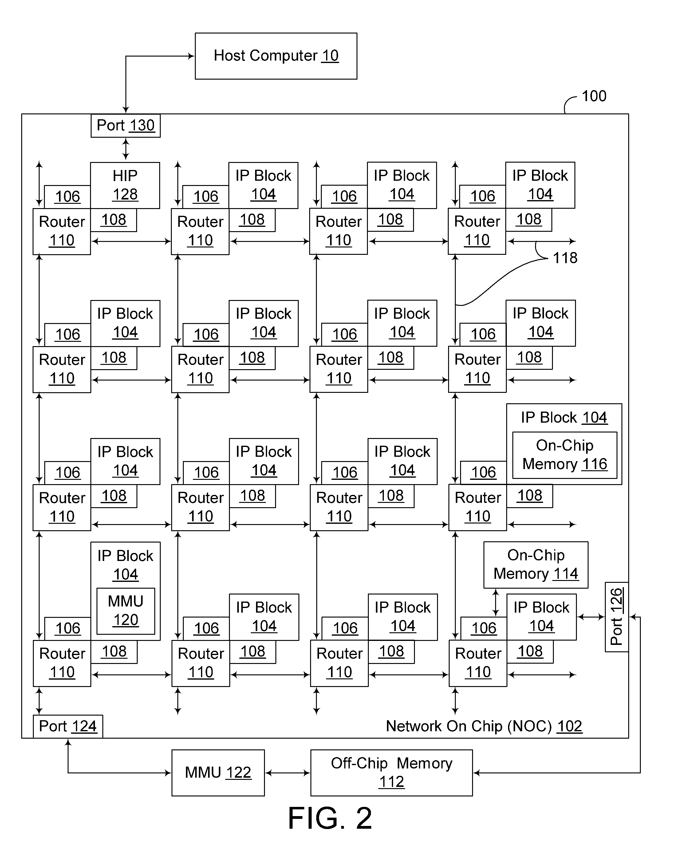 Message selection for inter-thread communication in a multithreaded processor