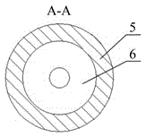 Reciprocating extrusion device and processing method for preparing ultrafine grain magnesium alloy