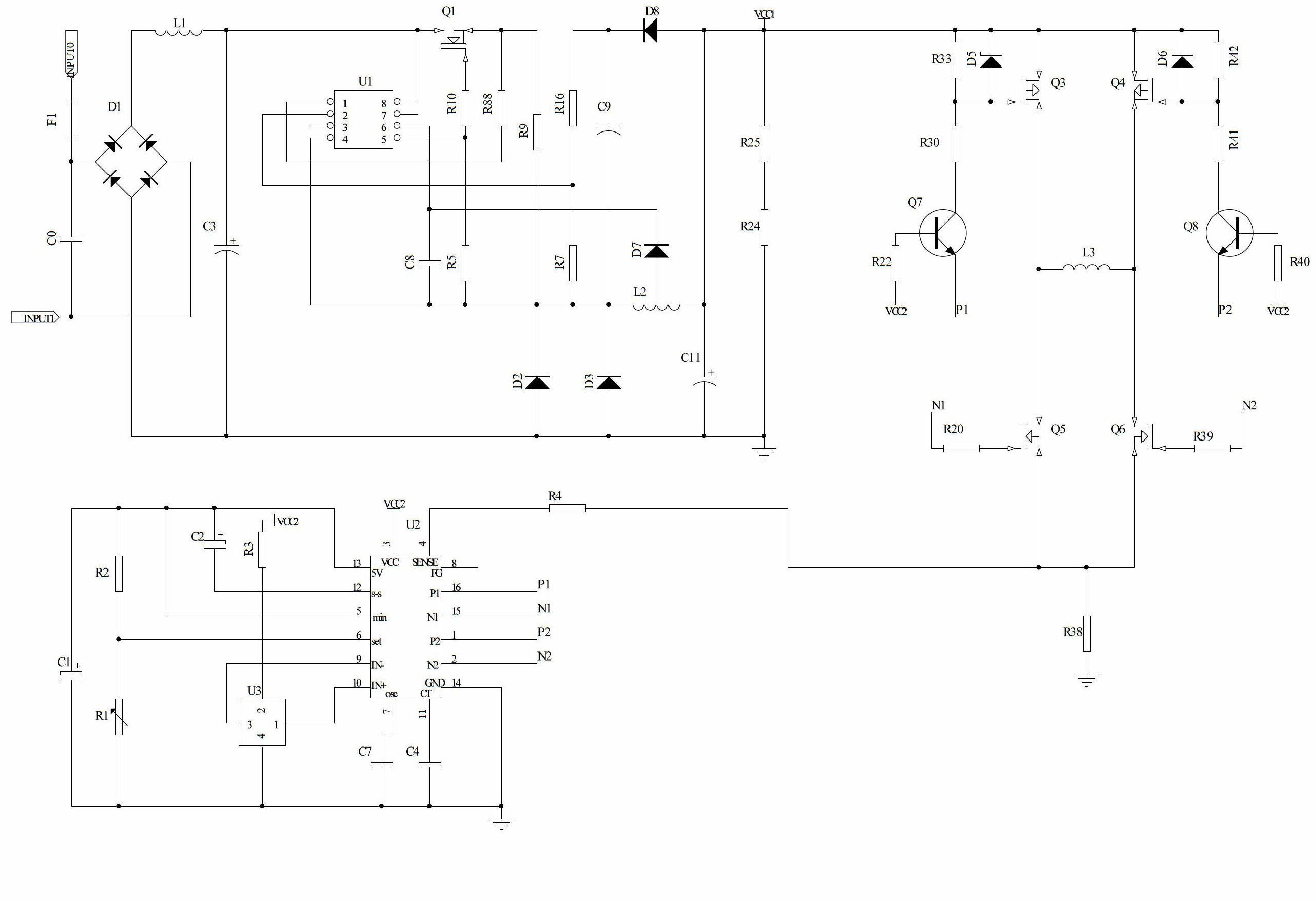 Alternating current fan control circuit