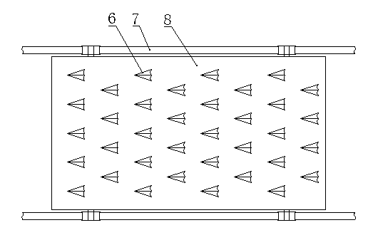 Four-dimensional sewage treatment tank sludge scrapping mechanism