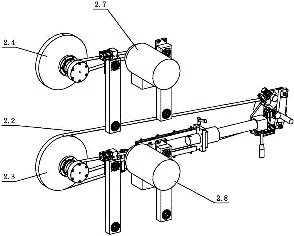 Grinding and drawing equipment for doorknobs