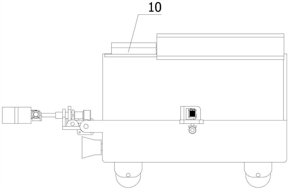 Automatic urban garbage sorting and collecting vehicle