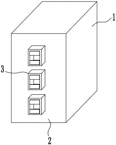 Distribution box capable of automatically dissipating heat