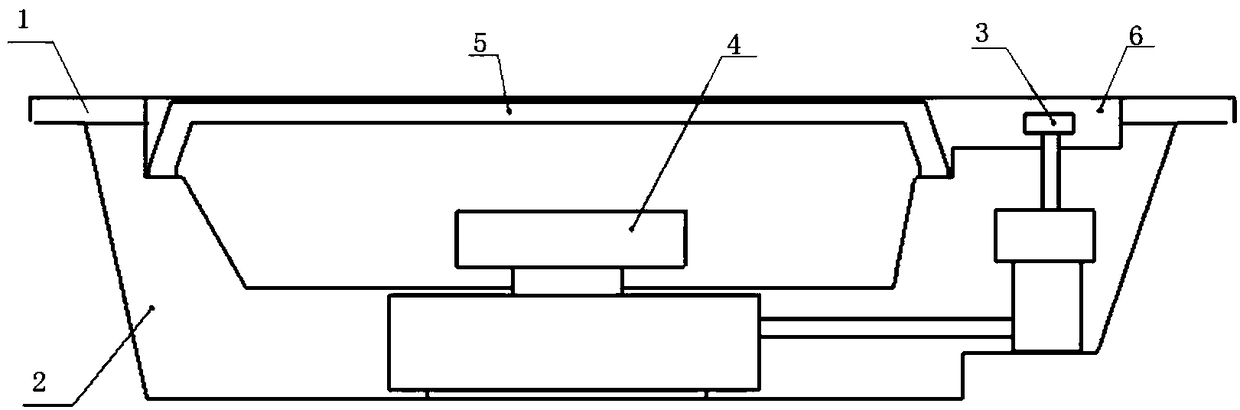 A built-in integrated gas cooker