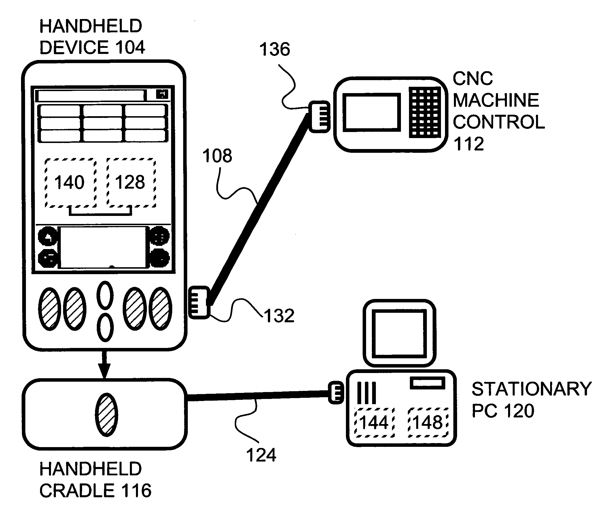 Portable hand-held CNC machine tool programming device