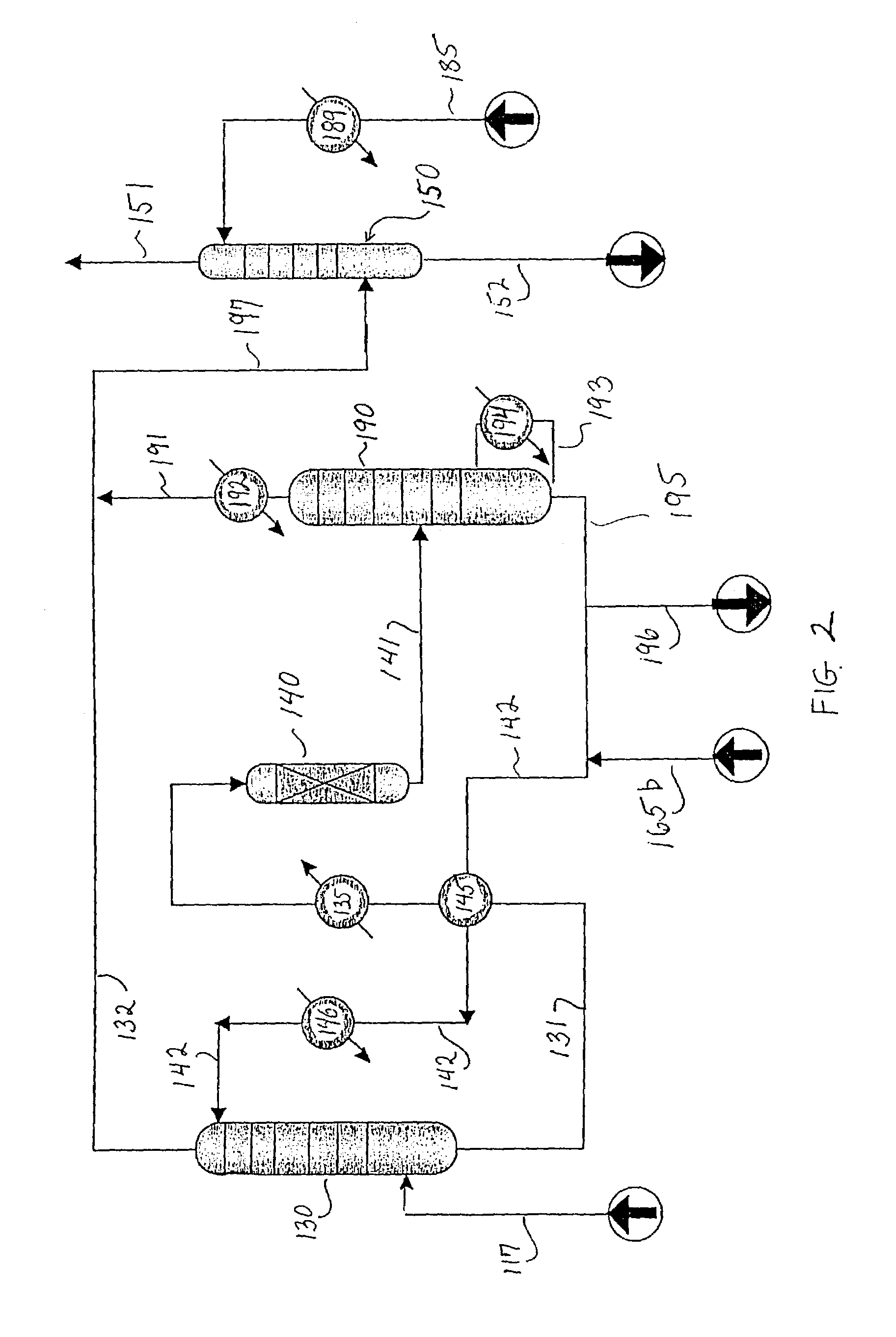 Process for the production of alkylbenzene with ethane stripping