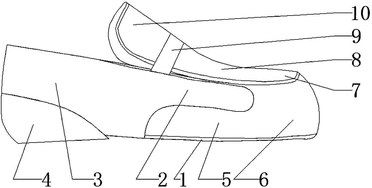 Sole and upper integrated shoe with simplified production process