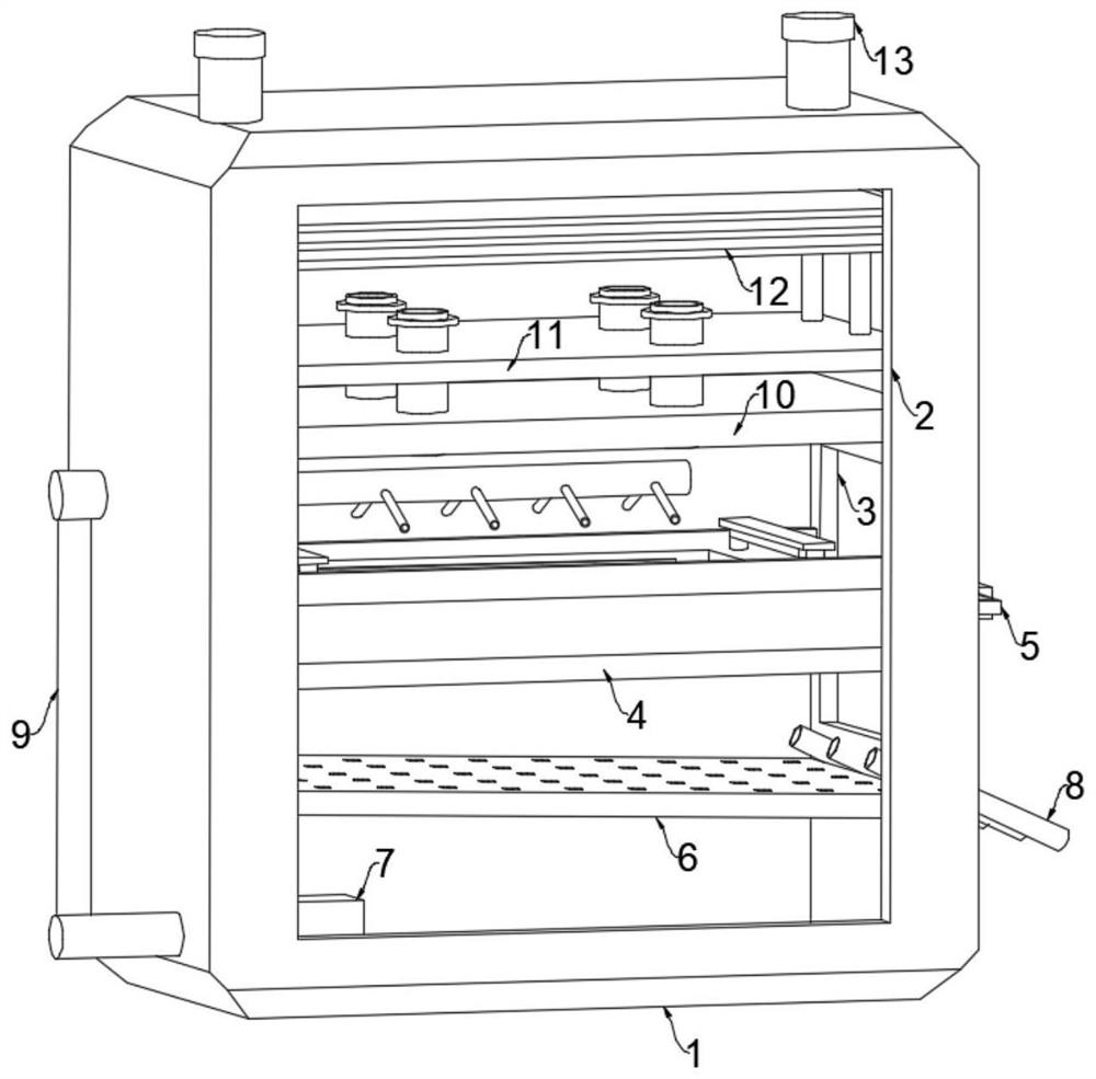 Gas-liquid separation and filtration equipment for dyeing household textiles