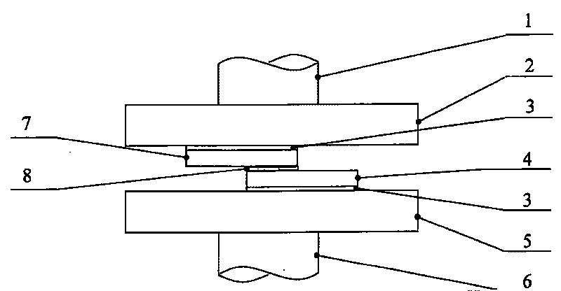 TiNi shape memory alloy and stainless steel instant liquid-phase diffusion welding connection method