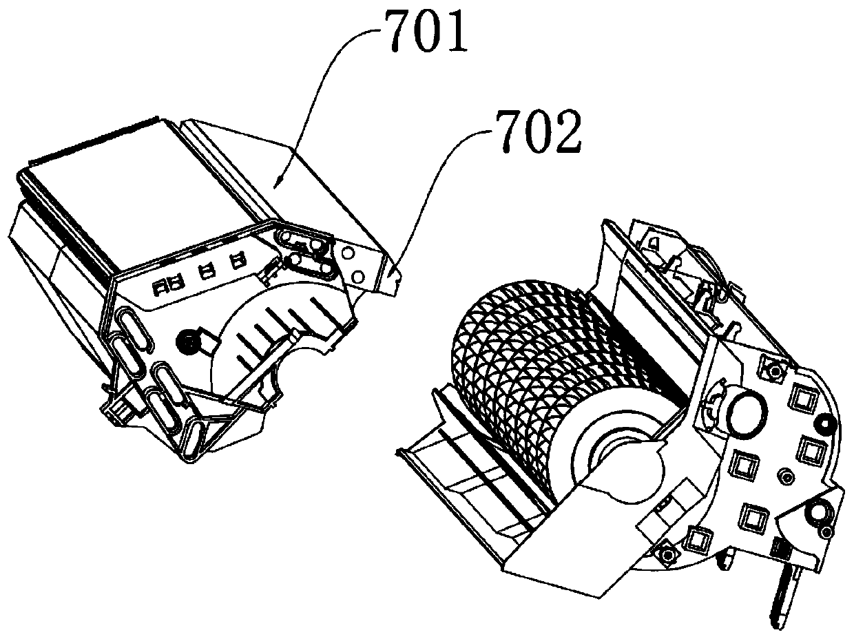 Anti-collision structure and air conditioner