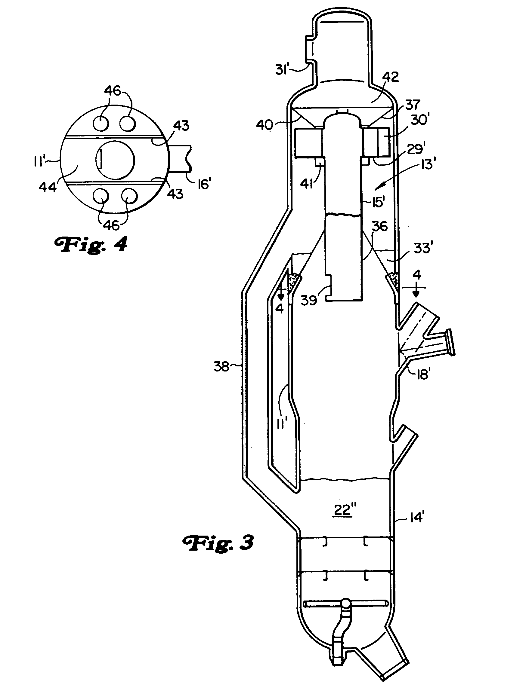 Apparatus for feed contacting with immediate catalyst separation