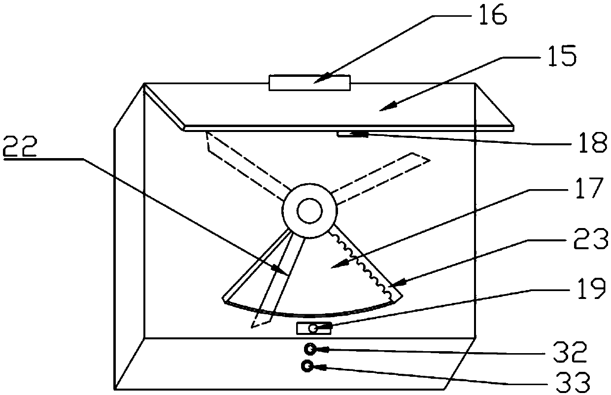 Magnetic fixed medical sharps box and using method thereof