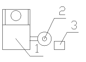 Waste material collecting device of steel belt cutting machine