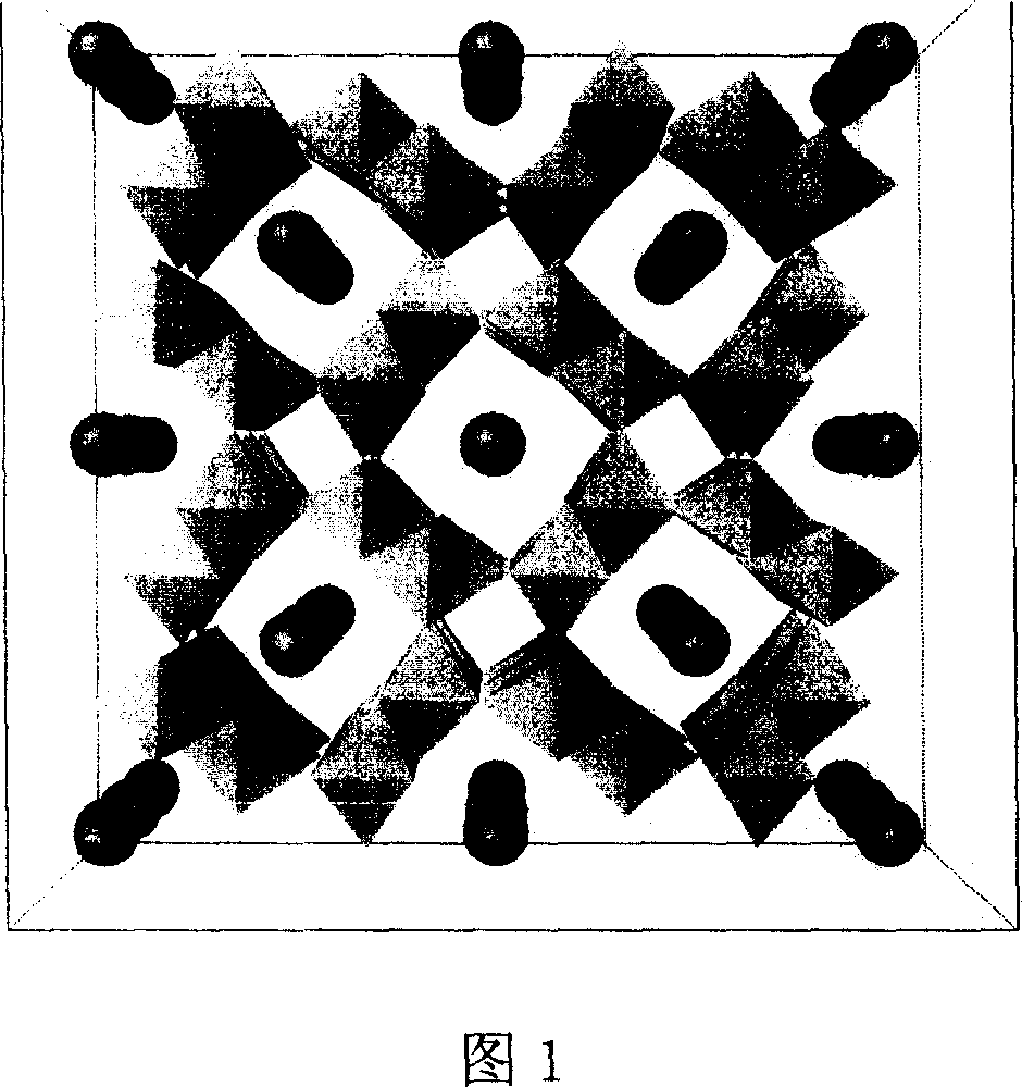 Preparing method and use for ankangite-type non-commensurability modulation structure material