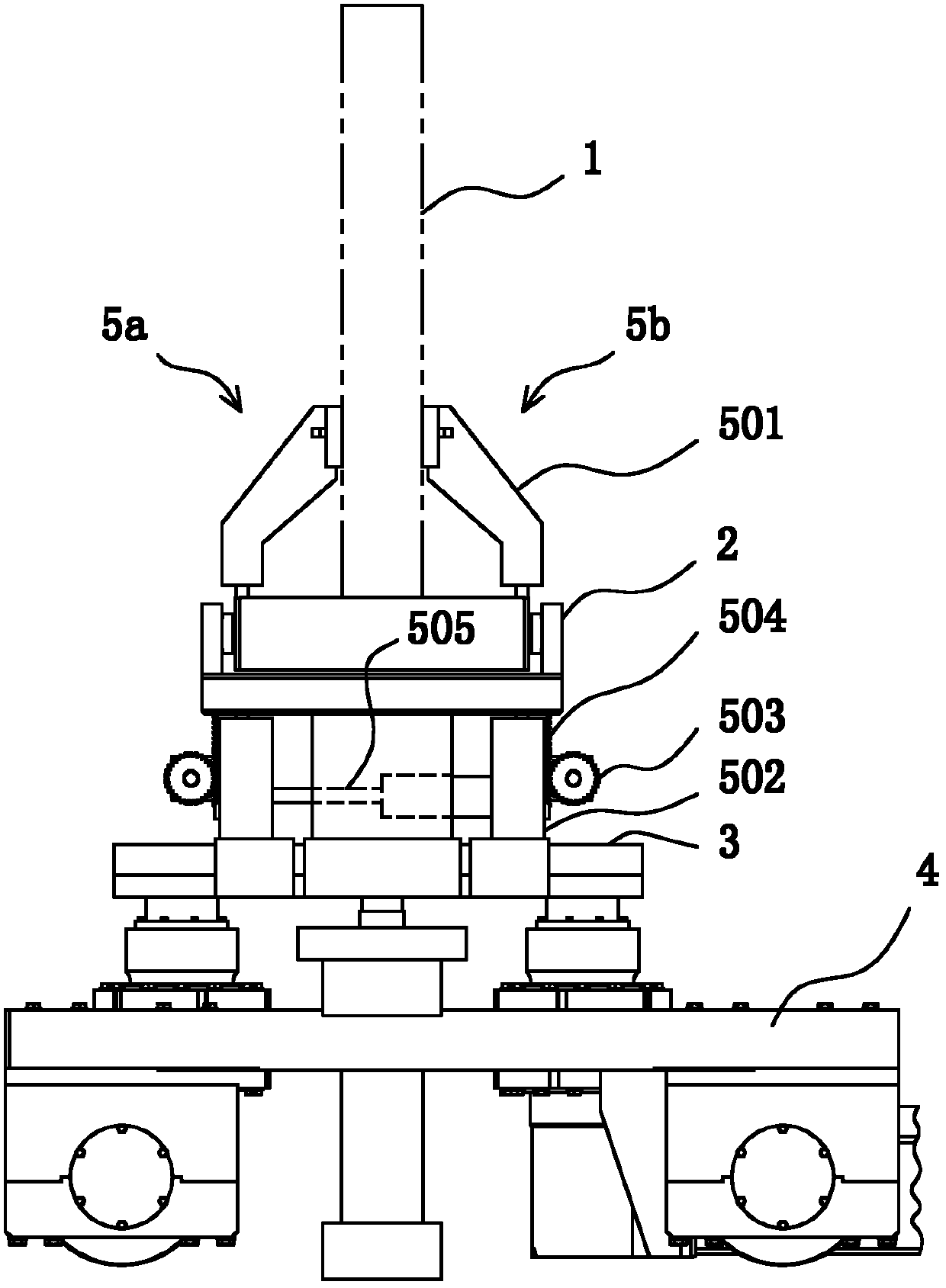 Transporting device for tape volume