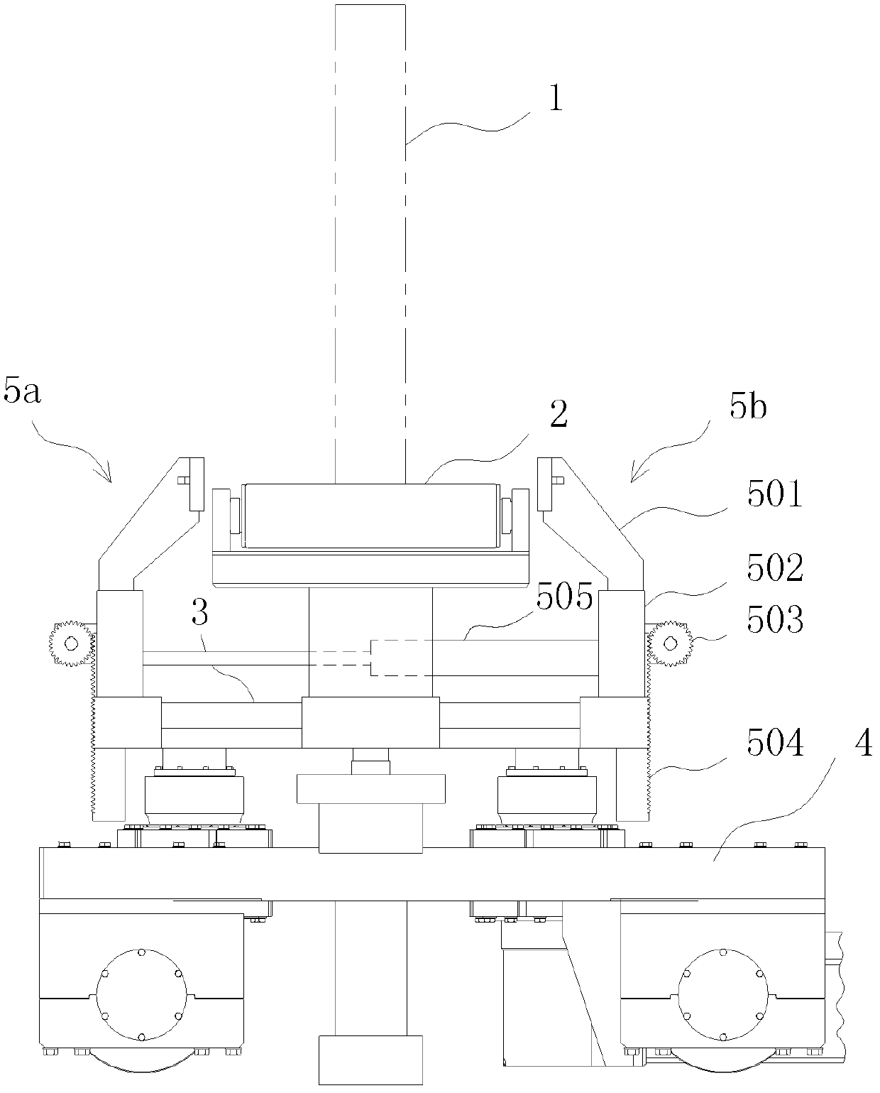 Transporting device for tape volume