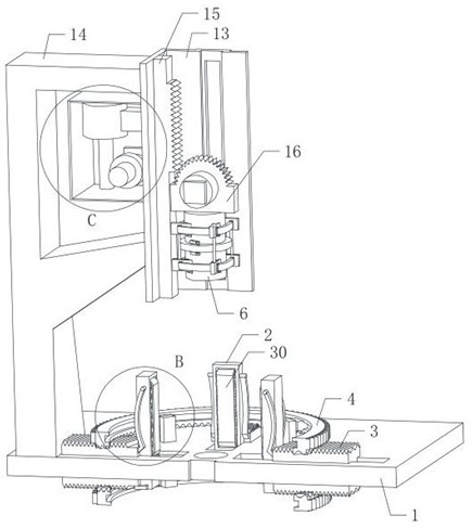 Three-phase asynchronous motor rotor mandrel press fitting device