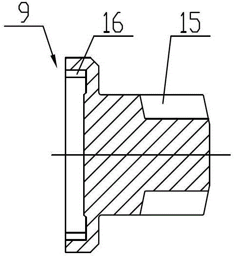 One-off forming device for making gear workpiece with internal and external teeth