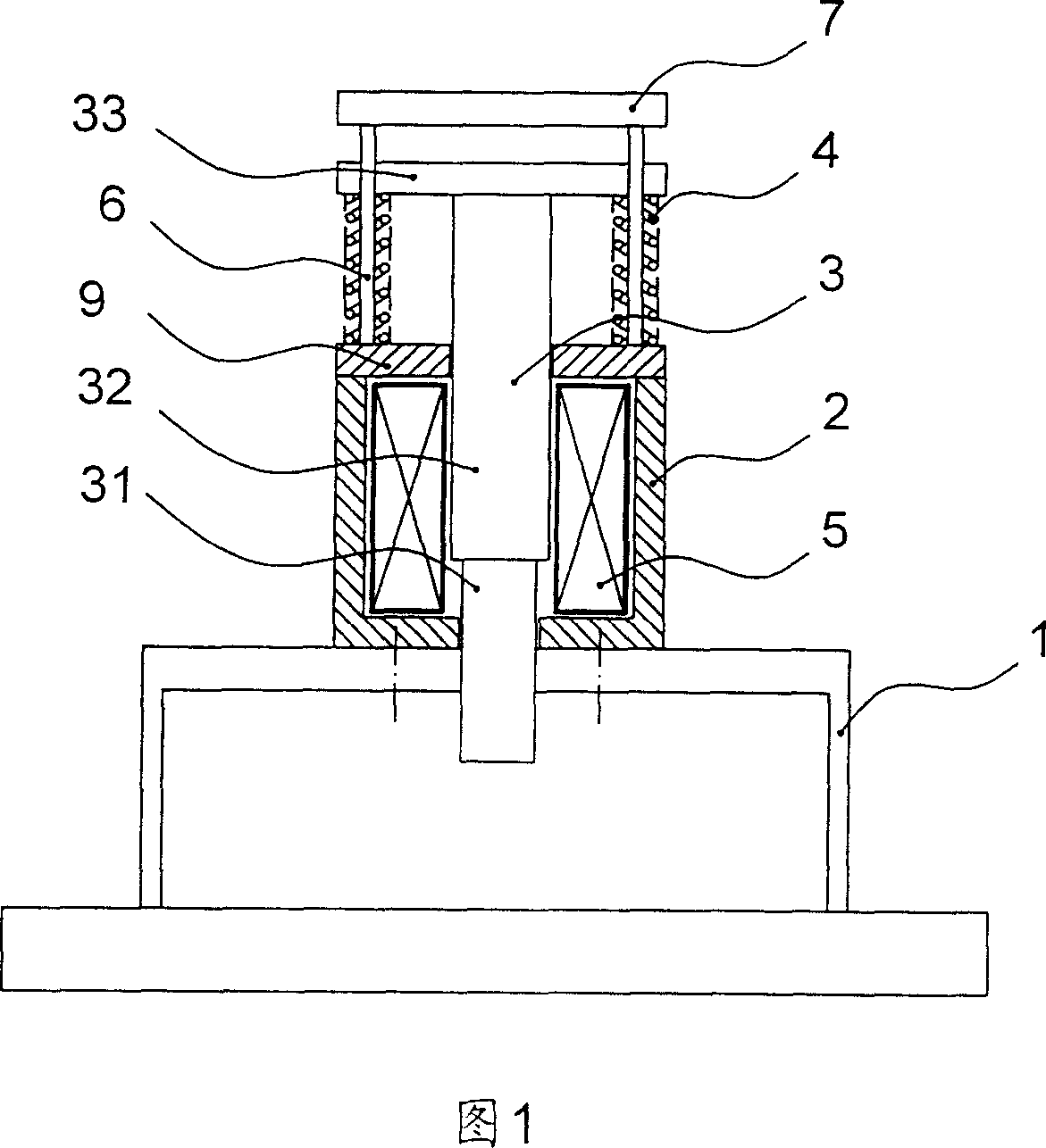 Permanent magnet punching machine