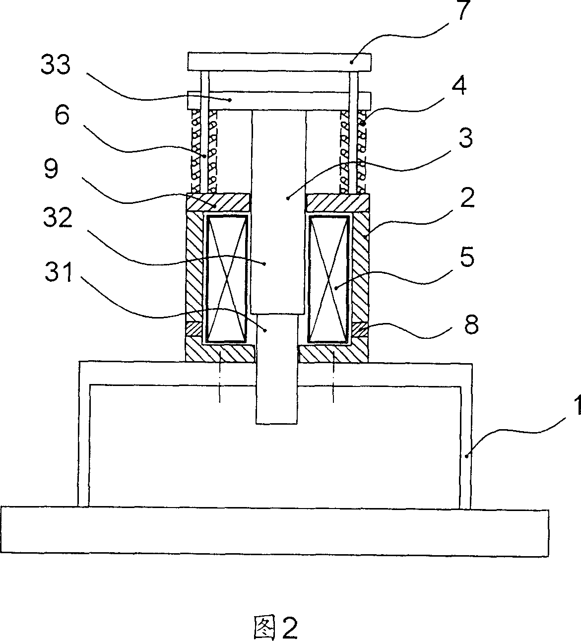 Permanent magnet punching machine