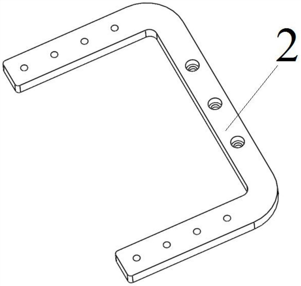 A device for eliminating the deformation interference of the testing machine frame