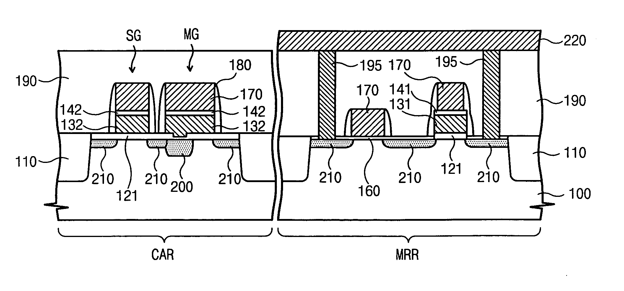 Semiconductor device with mask read-only memory and method of fabricating the same