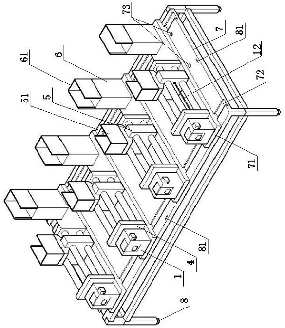 Test equipment for MB modular bridge expansion device and test method thereof