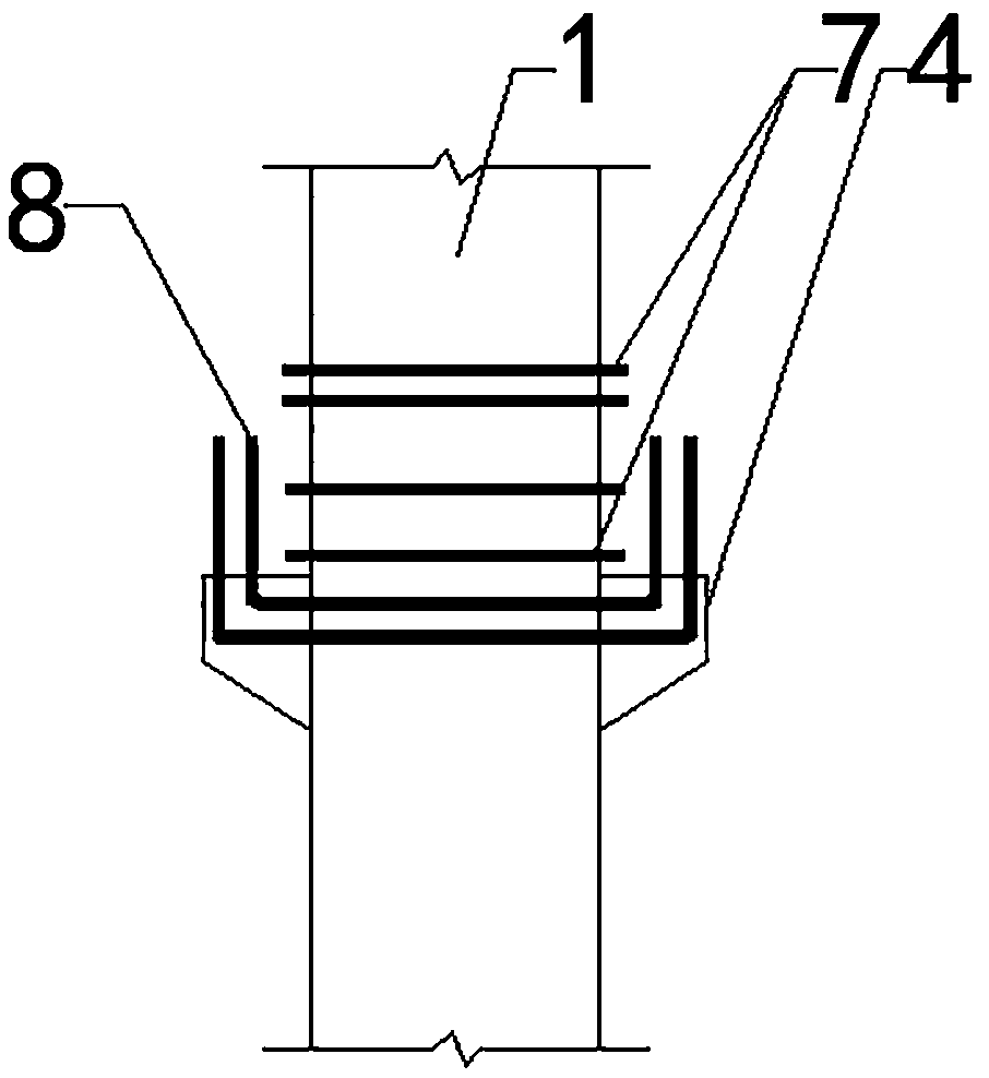 Fabricated beam column connection joint and installation method thereof