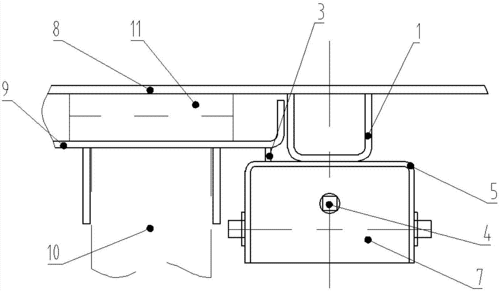 Hold-down device for filter plate of plate-type deduster