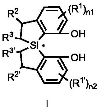 Spirobis-dihydrobenzothiazole diphenol compound, synthesis method and application thereof