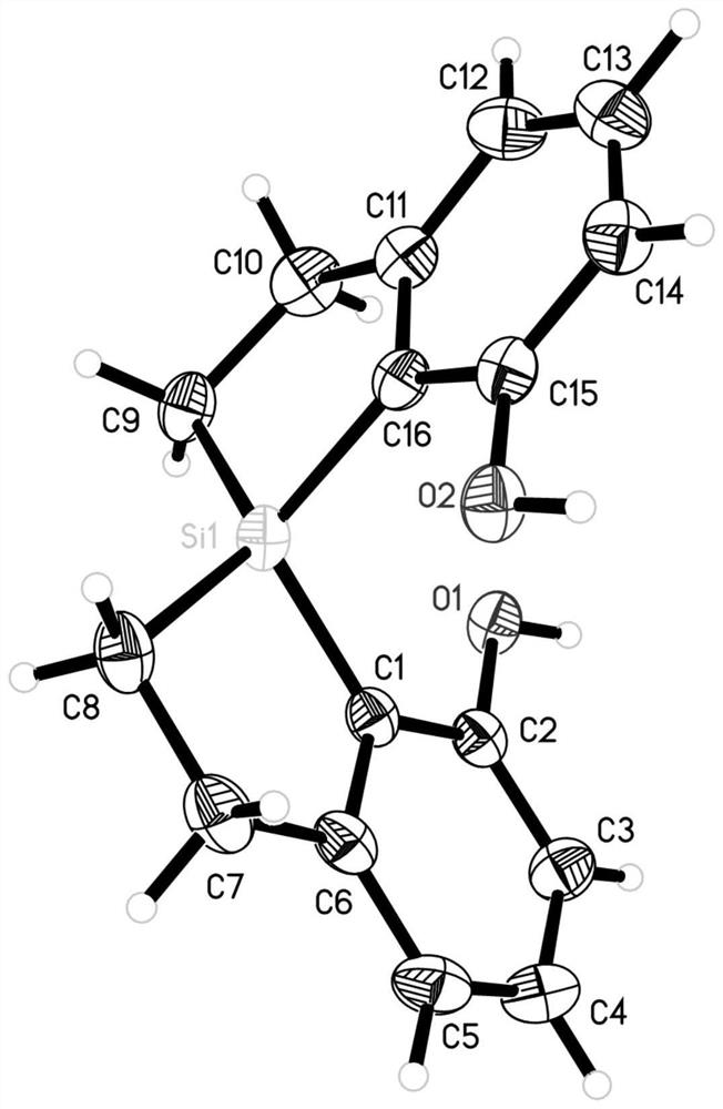 Spirobis-dihydrobenzothiazole diphenol compound, synthesis method and application thereof