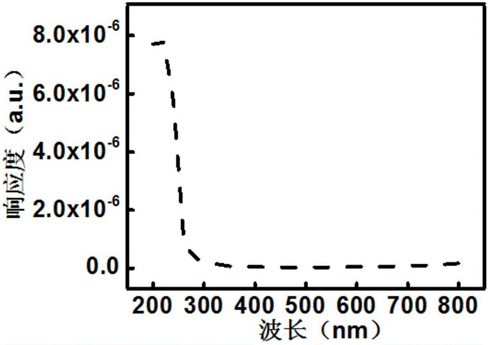 A graphene/β‑ga based  <sub>2</sub> o  <sub>3</sub> Schottky junction deep ultraviolet light photodetector and preparation method thereof