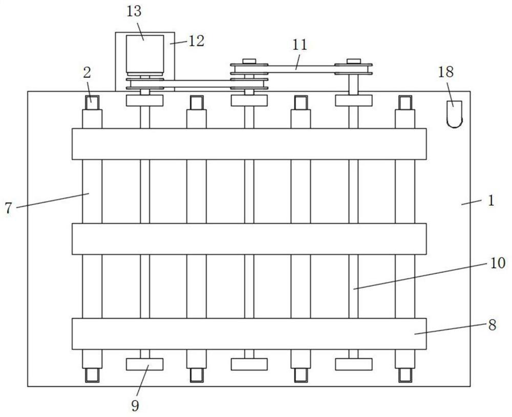 Cleaning device for sweet potato vermicelli processing