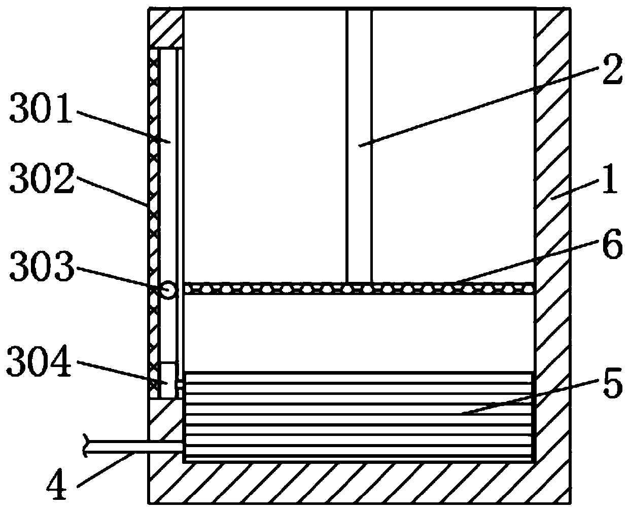 Device and method for managing water of fresh cut flowers inserted in vase