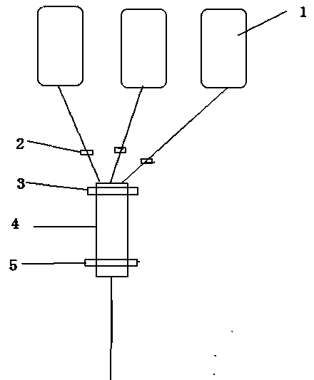 Monitoring system on basis of full-automatic infusion set