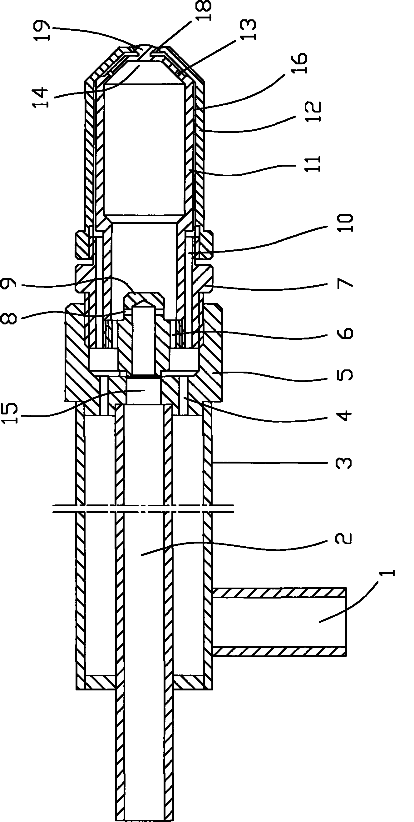 Low-pressure oil film breaking and atomizing technology and device thereof