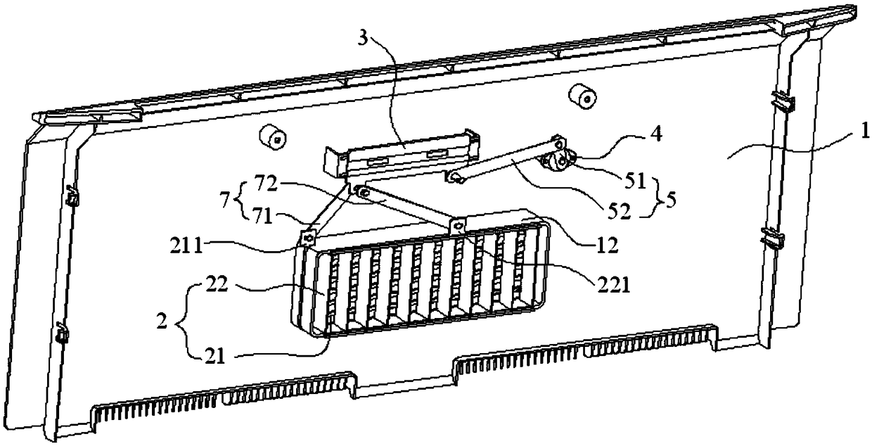 Air guiding device for air-cooled refrigerator and air-cooled refrigerator