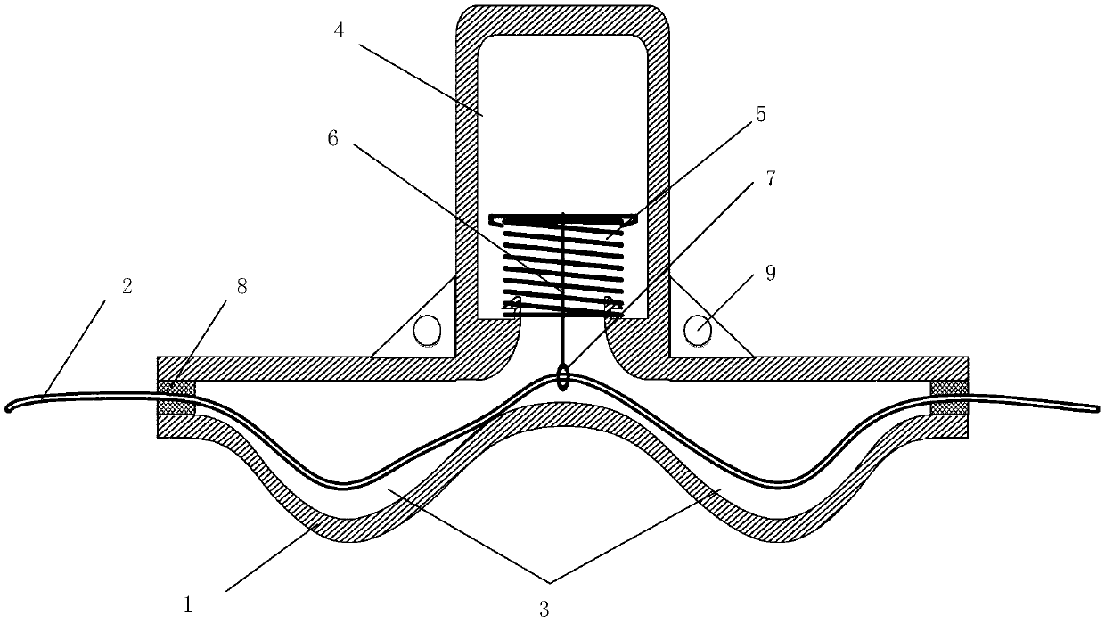 Temperature threshold execution device and temperature monitoring system