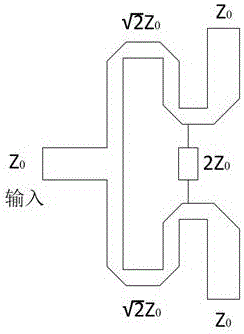 Multi-path unequally-divided radial waveguide power divider