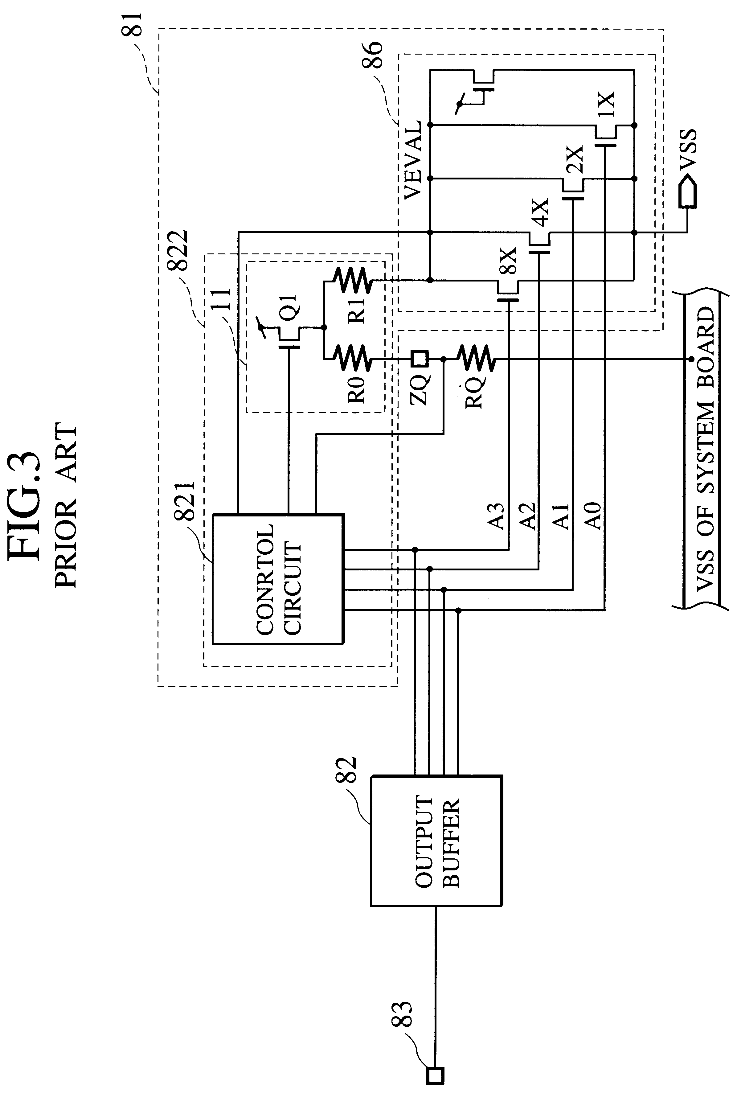 Impedance matching circuit, high speed semiconductor integrated circuit employing the same and computer system employing the integrated circuit