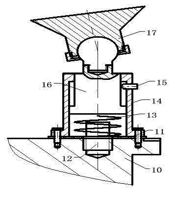 Supporting device and supporting method for machining propeller blade