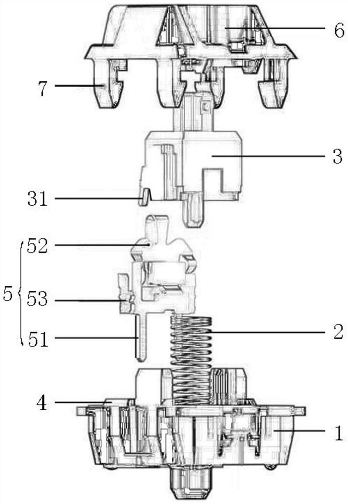 Server, control key and magnetic induction triggering structure